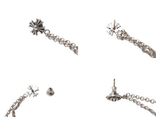 Load image into Gallery viewer, CHROME HEARTS クロムハーツ DICE DBL ダブルダイス ドロップピアス 片耳 シルバー925 重量約10.0g 美品 中古 4c076675