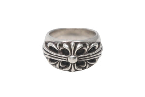 極美品 CHROME HEARTS クロムハーツ フローラルクロス リング 指輪 サイズ16号 重量約16.9g シルバー925 中古 4c076676