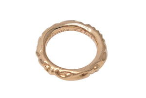極美品 CHROME HEARTS クロムハーツ スクロールバンドリング 重量約16.6g 22K サイズ21.5号 1994/22K刻印 ゴールド 中古 4c076677