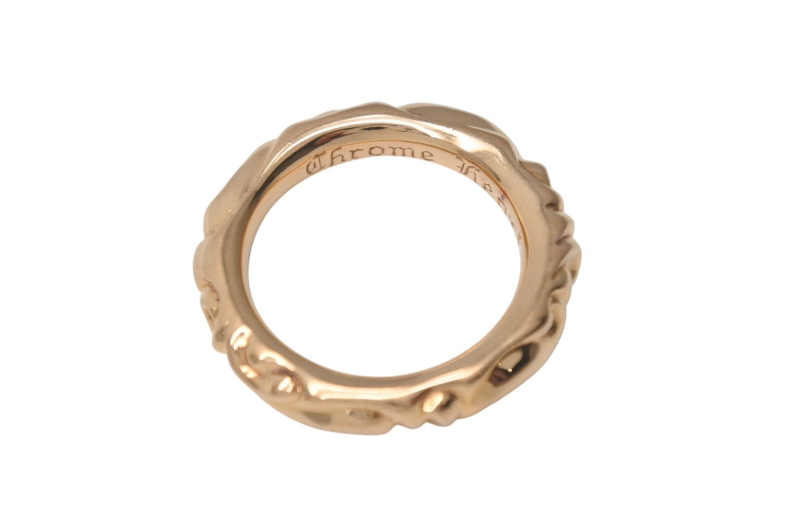 【値下げ】クロムハーツ　スクロールバンドリング　6号 CHROME HEARTS クロムハーツ スクロールバンド リング 指輪