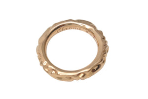 極美品 CHROME HEARTS クロムハーツ スクロールバンドリング 重量約16.6g 22K サイズ21.5号 1994/22K刻印 ゴールド 中古 4c076677