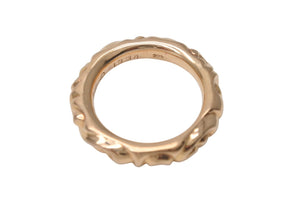 極美品 CHROME HEARTS クロムハーツ スクロールバンドリング 重量約16.6g 22K サイズ21.5号 1994/22K刻印 ゴールド 中古 4c076677