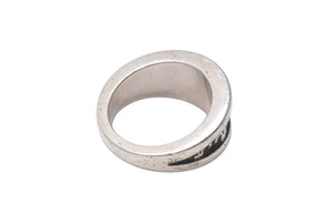CHROME HEARTS クロムハーツ ナローVバンド BSフレアリング 指輪 サイズ21号 重量約18.3g シルバ−925 美品 中古 4c076678