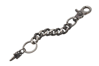 CHROME HEARTS クロムハーツ CLIP CHAIN FANCY LONG ファンシー ロングクリップ キーチェーン 8リンク ダガー 約:93.7g 美品 中古 4c076680
