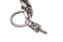 画像をギャラリービューアに読み込む, CHROME HEARTS クロムハーツ CLIP CHAIN FANCY LONG ファンシー ロングクリップ キーチェーン 8リンク ダガー 約:93.7g 美品 中古 4c076680