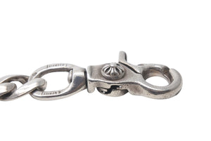 CHROME HEARTS クロムハーツ 1クリップ クラシックリンク ロング ウォレットチェーン シルバー925 208.1g シルバー金具 美品 中古 4c076681