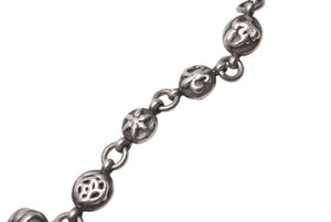 CHROME HEARTS クロムハーツ マルチボール ウォレットチェーン ショート シルバー SV925 146.7g 美品 中古 4c076683