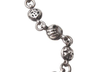 画像をギャラリービューアに読み込む, CHROME HEARTS クロムハーツ マルチボール ウォレットチェーン ショート シルバー SV925 146.7g 美品 中古 4c076683