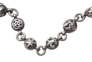 CHROME HEARTS クロムハーツ マルチボール ウォレットチェーン ショート シルバー SV925 146.7g 美品 中古 4c076683