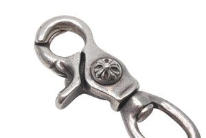 CHROME HEARTS クロムハーツ マルチボール ウォレットチェーン ショート シルバー SV925 146.7g 美品 中古 4c076683