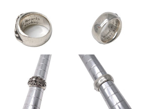 CHROME HEARTS クロムハーツ フローラルクロス リング 指輪 サイズ19号 重量約20.2g シルバー925 美品 中古 4c076684