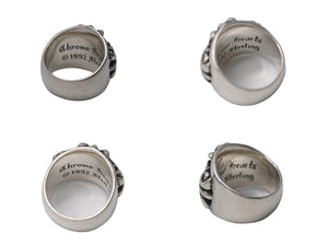 CHROME HEARTS クロムハーツ キーパーリング 指輪 サイズ18号 重量23.6g 1992刻印 シルバー925 美品 中古 4c076686