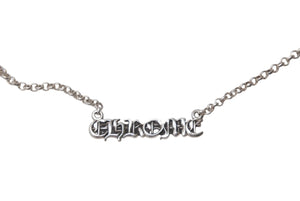 CHROME HEARTS クロムハーツ NKLC CHAIN CHROME STD ROLL CHAIN レター ロールチェーン ネックレス SV925 重量約6.3g インボイス付き 美品 中古 4c076691