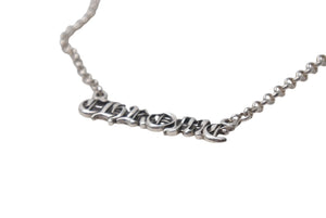 CHROME HEARTS クロムハーツ NKLC CHAIN CHROME STD ROLL CHAIN レター ロールチェーン ネックレス SV925 重量約6.3g インボイス付き 美品 中古 4c076691