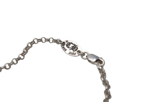 CHROME HEARTS クロムハーツ NKLC CHAIN CHROME STD ROLL CHAIN レター ロールチェーン ネックレス SV925 重量約6.3g インボイス付き 美品 中古 4c076691