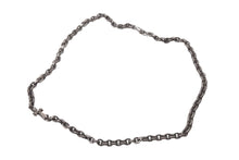 画像をギャラリービューアに読み込む, 極美品 CHROME HEARTS クロムハーツ PAPER CHAIN NECKLACE ペーパーチェーン ベイビーファットクロス ネックレス 18インチ 32.3g シルバ−925 中古 4c076692