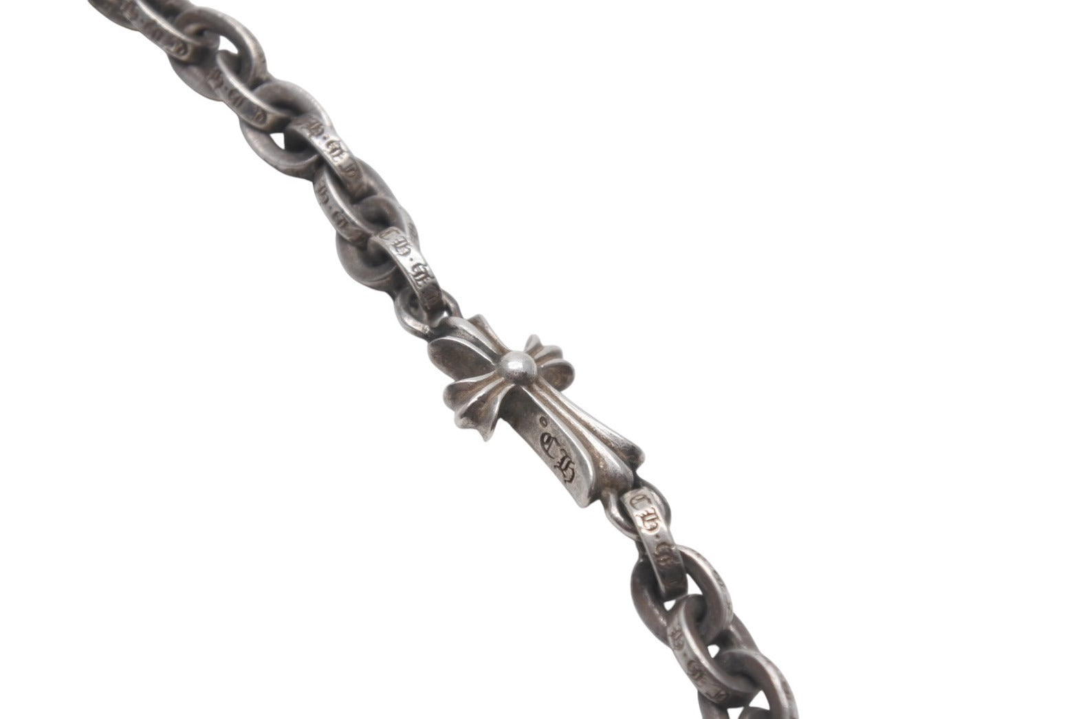 極美品 CHROME HEARTS クロムハーツ PAPER CHAIN NECKLACE