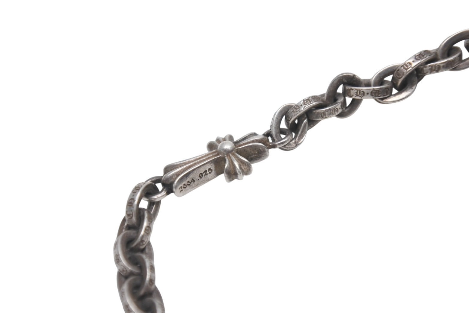 極美品 CHROME HEARTS クロムハーツ PAPER CHAIN NECKLACE