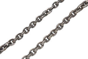 極美品 CHROME HEARTS クロムハーツ PAPER CHAIN NECKLACE ペーパーチェーン ベイビーファットクロス ネックレス 18インチ 32.3g シルバ−925 中古 4c076692