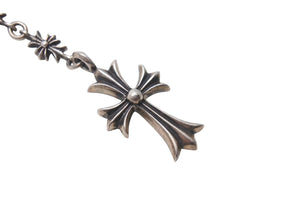 CHROME HEARTS Chrome Hearts Tiny Fat Cross Tiny E CH Plus Rosary Choke Chain Necklace, 38.5g, Excellent Condition, Pre-owned, Item Number: 4c076694 