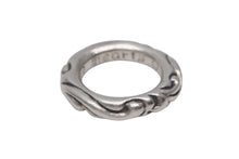 画像をギャラリービューアに読み込む, CHROME HEARTS クロムハーツ スクロールバンドリング 重量約8.7g サイズ9号 1994/.925刻印 シルバー925 美品 中古 4c076114
