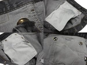 新品同様 CHROME HEARTS クロムハーツ LEVI'S 501 デニムパンツ クロスボールボタン ブラック サイズ34 中古 4b008053