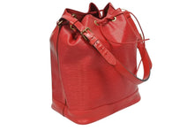 画像をギャラリービューアに読み込む, 極美品 LOUIS VUITTON ルイヴィトン エピ ノエ 巾着ショルダーバッグ M44007 カスティリアンレッド レザー ゴールド金具 中古 4b008645