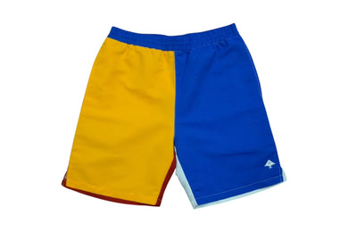 新品未使用 LRG エルアールジー ショーツ ショートパンツ C206001 サイズS 切り替えしデザイン マルチカラー 中古 4b000911