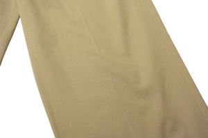 極美品 PRADA プラダ パンツ ストレートカット ロゴプレート P289H S000 1BMS ベージュ コットン サイズ36 中古 4b000947 