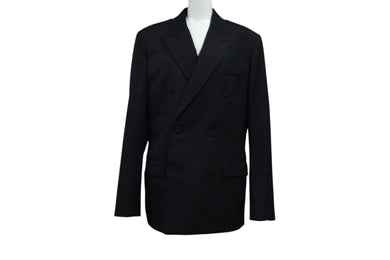 新品未使用 Christian Dior クリスチャンディオール ジャケット 29TC275A4739 サイズ48 ブラック ウール 中古 4b000949