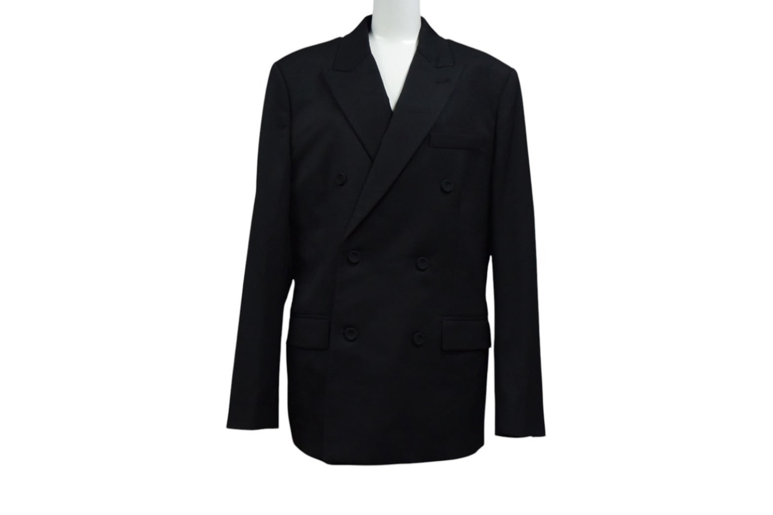 Christian Dior ノーカラージャケット　ショート丈　黒 半袖　M DIOR】セール！22AW DIORのクラシックなバージャケット (Dior