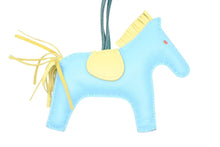 Load image into Gallery viewer, HERMES エルメス ロデオチャームMM バッグチャーム アニューロ クリノラン セレスト ライム マラカイト 美品 中古 4b009827