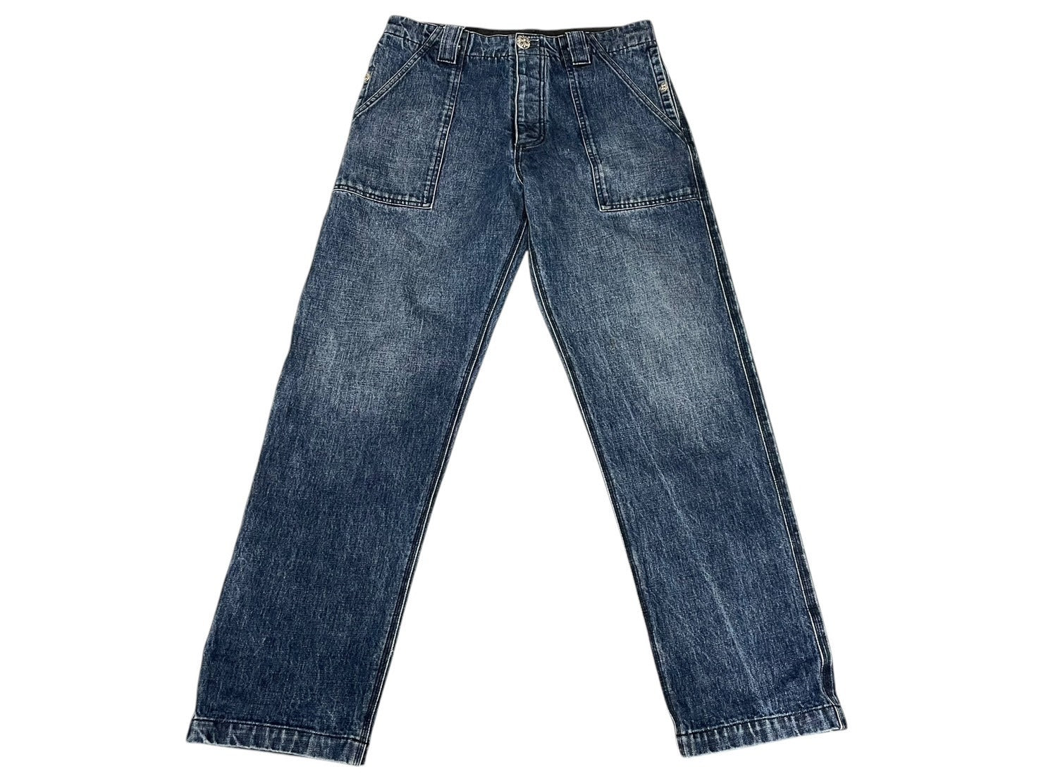 希少 黒入荷！ CHROMEHEARTS 極美品 クロムハーツ デニムパンツ DenimPants パンツ