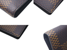 Load image into Gallery viewer, 極美品 LOUIS VUITTON × NIGO ルイヴィトン ニゴ ダミエ ジャイアント ポルトフォイユ ブラザ 長財布 N60393 ブラウン ウォレット 中古 4c073092