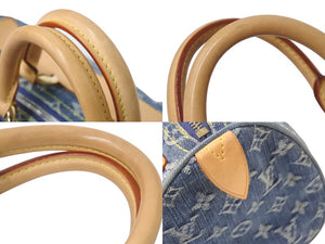 LOUIS VUITTON ルイヴィトン ネオスピーディ ハンドバッグ M95019 モノグラムデニム ゴールド金具 美品 中古 4c076247