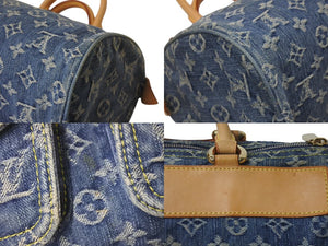 LOUIS VUITTON ルイヴィトン ネオスピーディ ハンドバッグ M95019 モノグラムデニム ゴールド金具 美品 中古 4c076247