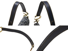 Load image into Gallery viewer, 極美品 Christian Dior クリスチャンディオール サドルバッグ ワンショルダーバッグ トロッター ネイビー ガリアーノ期 中古 4b005672