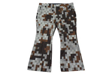 Load image into Gallery viewer, 新品未使用 LOUIS VUITTON ルイヴィトン テーラードフレアパンツ RM242M MGI HRP61E ブラウン グレー ウール シルク サイズ60 中古 4c076445