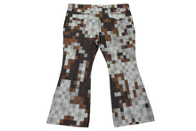 Load image into Gallery viewer, 新品未使用 LOUIS VUITTON ルイヴィトン テーラードフレアパンツ RM242M MGI HRP61E ブラウン グレー ウール シルク サイズ60 中古 4c076445