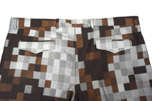 Load image into Gallery viewer, 新品未使用 LOUIS VUITTON ルイヴィトン テーラードフレアパンツ RM242M MGI HRP61E ブラウン グレー ウール シルク サイズ60 中古 4c076445