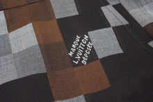 Load image into Gallery viewer, 新品未使用 LOUIS VUITTON ルイヴィトン テーラードフレアパンツ RM242M MGI HRP61E ブラウン グレー ウール シルク サイズ60 中古 4c076445