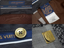 Load image into Gallery viewer, 新品未使用 LOUIS VUITTON ルイヴィトン テーラードフレアパンツ RM242M MGI HRP61E ブラウン グレー ウール シルク サイズ60 中古 4c076445