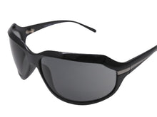 Load image into Gallery viewer, 極美品 PRADA プラダ カーブ サングラス アイウェア SPR14G プラスチック 72◻︎16 110 ブラック シルバー金具 中古 4b006187