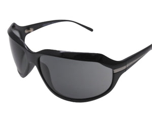 極美品 PRADA プラダ カーブ サングラス アイウェア SPR14G プラスチック 72◻︎16 110 ブラック シルバー金具 中古 4b006187
