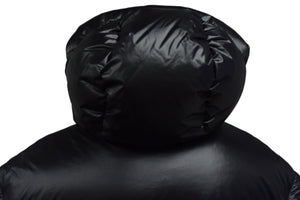 極美品 PRADA プラダ クロップド コンバーチブル ダウンジャケット 291973_11A9_F0002_S_212 定価357,500 ブラック サイズ36 中古 4c076475 