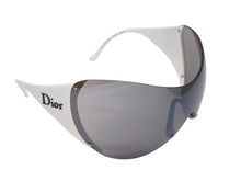 Load image into Gallery viewer, 極美品 Christian Dior クリスチャンディオール DIOR SKI 1 ディオールスキー1 シールドサングラス 9A5 サイズ120 ホワイト 中古 4b006047