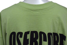 Load image into Gallery viewer, 極美品 PLEASURES x PIZZASLIME プレジャーズ ピザスライム 半袖Ｔシャツ グリーン コットン サイズXL 中古 4c076144