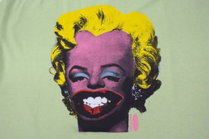 極美品 PLEASURES x PIZZASLIME プレジャーズ ピザスライム半袖Ｔシャツ グリーン コットン サイズXL 中古 4c076144 