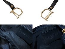 Load image into Gallery viewer, 極美品 Christian Dior クリスチャンディオール サドルコインケース 小銭入れ TR 0032 ネイビー トロッター柄 ガリアーノ期 中古 4b006281