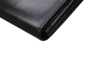 HERMES エルメス べアンミニ カードケース 名刺入れ ボックスカーフ ブラック シルバー金具 ◻︎G刻印 良品 中古 4b006204